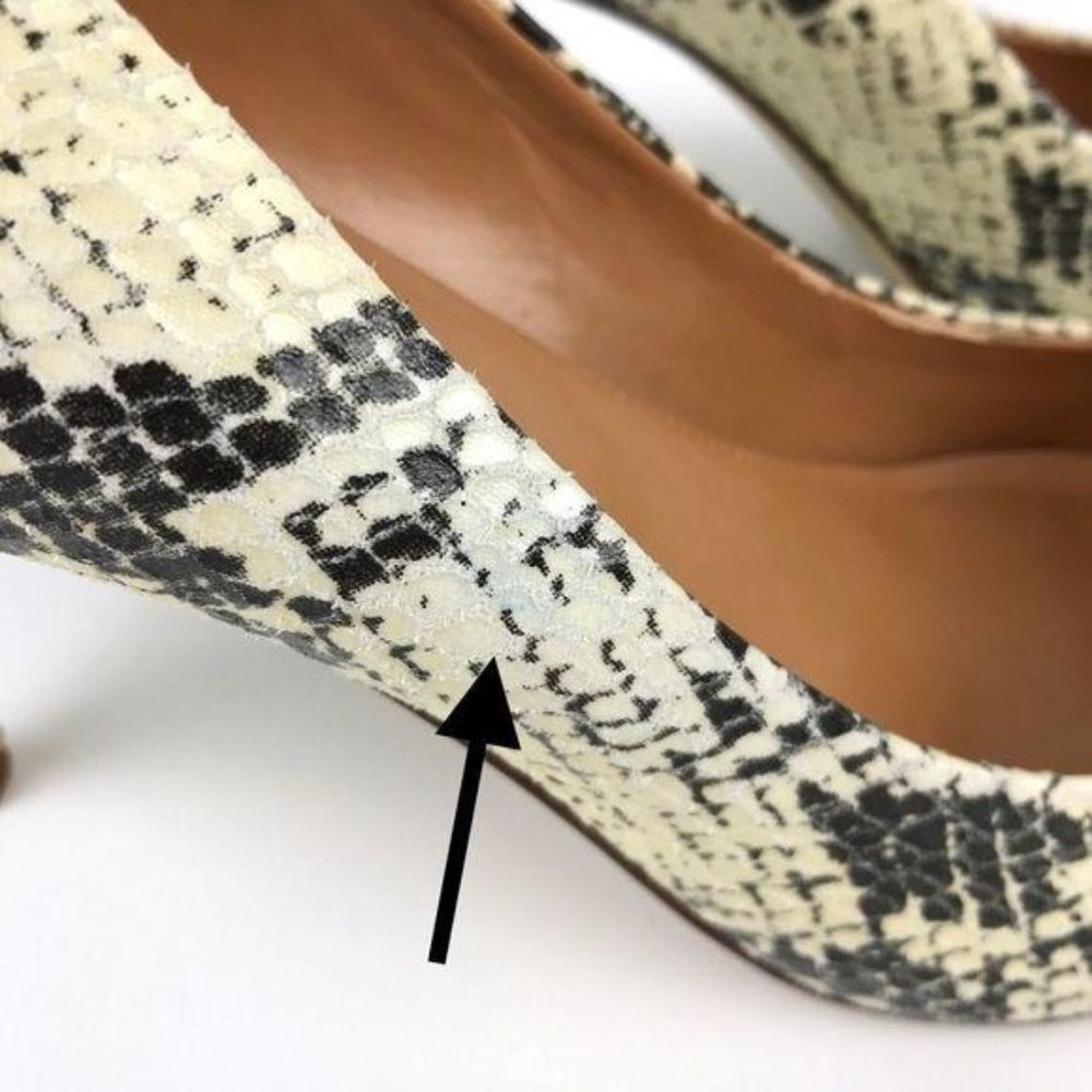 J. Crew Factory Isabelle Snake Printed Pumps - image 4